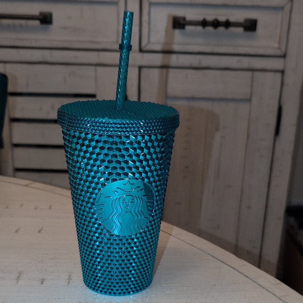 2023 Blue Chrome Studded Grande 16 Oz Tumbler